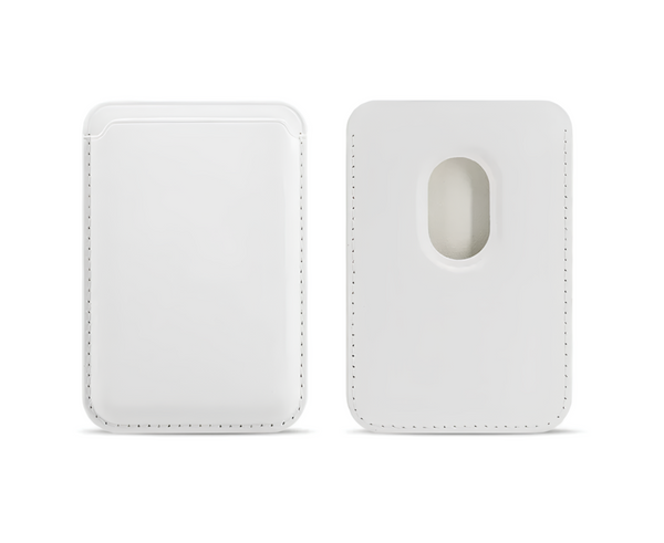 Card Holder de couro: porta-cartões magnético que fixa ao celular, com espaço para até três cartões. Elegância e praticidade.