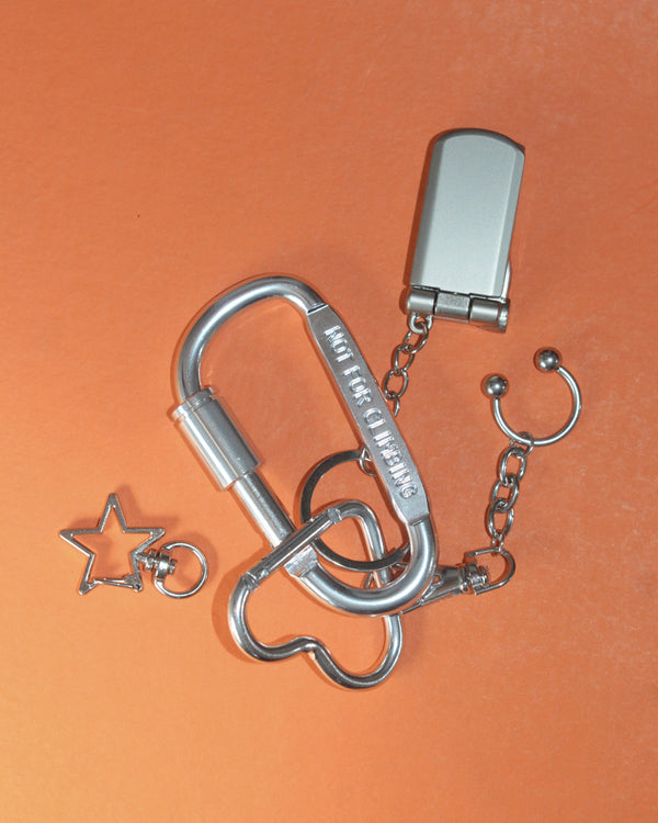 SMALL CHARMBAG SILVER